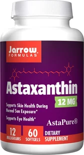 JARROW FORMULAS Astaxanthin 12mg (Astaksantyna) 60 kaspułek żelowych - Przeziębienie i grypa - miniaturka - grafika 4