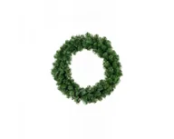 Ozdoby bożonarodzeniowe - Wianek zielony świąteczny z igliwia 45cm x1 - miniaturka - grafika 1