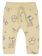 Spodenki dla niemowląt - Noppies Spodnie dresowe w kolorze beżowym - miniaturka - grafika 1