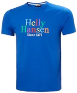 Koszulki męskie - Helly Hansen Męska koszulka z grafiką Core - Cobalt 2.0, M - miniaturka - grafika 1