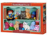 Puzzle - Castorland Puzzle 500 Półki dla kociąt - miniaturka - grafika 1