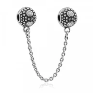 Charmsy - Murrano Charms KLIPS ŁAŃCUSZEK Srebrny KAJDANKI BOGINA ST-018 - miniaturka - grafika 1
