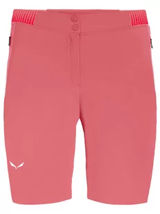 Salewa Szorty funkcyjne "Pedroc Cargo 3 Durastretch" w kolorze koralowym - Spodnie sportowe damskie - miniaturka - grafika 1