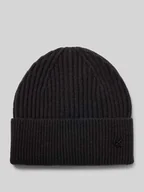 Czapki damskie - Czapka wełniana z imitacji dzianiny model ‘Metal’ - miniaturka - grafika 1