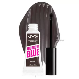NYX Professional Makeup - THE BROW GLUE - INSTANT BROW STYLER - Klej do stylizacji brwi - 5 g - BLACK - Akcesoria i kosmetyki do stylizacji brwi - miniaturka - grafika 1