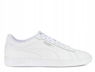Buty męskie sportowe młodzieżowe trampki białe Puma Smash 3.0 39203102 37.5 - Buty sportowe męskie - miniaturka - grafika 1