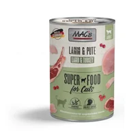 Mokra karma dla kotów - MAC's mokra karma dla kota Adult Jagnięcina i indyk 6x400 g - miniaturka - grafika 1