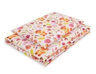 Pościel dla dzieci - Pościel dla dzieci 2-częściowa bawełniana 120x90 cm - lisek w wianku - miniaturka - grafika 1