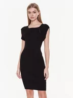 Sukienki - Silvian Heach Sukienka dzianinowa GPP23163VE Czarny Slim Fit - miniaturka - grafika 1