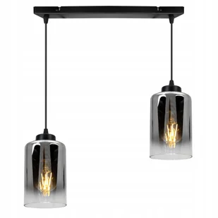 Lampa Sufitowa Wisząca Żyrandol Pojedyncza Czarny Pająk Złoty Loft Glamour - Lampy sufitowe - miniaturka - grafika 1