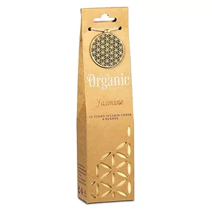 Kadzidełka SOI Organic Jasmine (jaśmin) stożkowe - 12 szt. - Kadzidła i dodatki - miniaturka - grafika 1