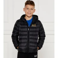 Kurtki i płaszcze dla chłopców - EA7 Puchowa kurtka | Regular Fit - miniaturka - grafika 1