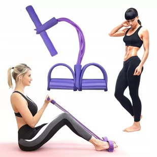 Ekspander na nogi do Ćwiczeń Nóg Ud Brzucha Fitnes - Gumy, taśmy, ekspandery - miniaturka - grafika 1