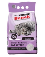 Żwirek dla kotów - Certech Super Benek Standard Line Lavender 20 l - gruboziarnisty żwirek dla kotów o zapachu lawendy 10 l x 2 (20 l) - miniaturka - grafika 1