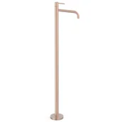 Baterie umywalkowe - Bateria umywalkowa wolnostojąca Tres Study różowe złoto mat 26285305OPM - miniaturka - grafika 1