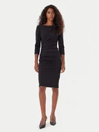 Sukienki - Rinascimento Sukienka koktajlowa CFC0126154003 Czarny Slim Fit - miniaturka - grafika 1