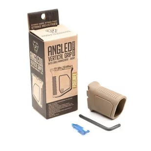 Strike Industries - Chwyt M-LOK Angled Vertical Grip - Short - FDE - SI-AR-CMAG-S - Osprzęt do wiatrówek - miniaturka - grafika 2