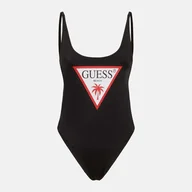 Stroje kąpielowe - Damski Strój kąpielowy jednoczęściowy GUESS ONE PIECE E02J33LY00K-JBLK – Czarny - miniaturka - grafika 1