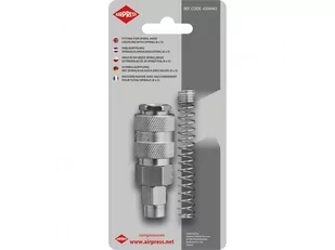 Okucie do węża spiralnego 8x5 mm Airpress 4304443 - Akcesoria pneumatyczne - miniaturka - grafika 1