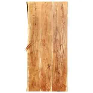 vidaXL Blat łazienkowy, lite drewno akacjowe, 120 x 55 x 3,8 cm vidaXL - Blaty meblowe i parapety okienne - miniaturka - grafika 1