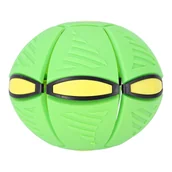 Piłki dla dzieci - Latająca piłka 2w1, dyskopiłka - zielona - miniaturka - grafika 1