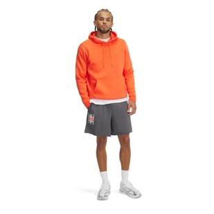 Męskie spodenki dresowe Under Armour UA Rival Terry Logo 8 in Short - szare - Spodenki męskie - miniaturka - grafika 1