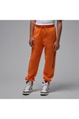 Spodnie i spodenki dla chłopców - Dzianinowe spodnie dla dużych dzieci Baseline Jordan Essentials - Pomarańczowy - Nike - miniaturka - grafika 1