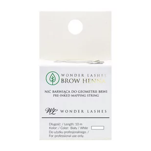 Wonder Lashes Nić Biała Do Geometrii Brwi 10m - Akcesoria i kosmetyki do stylizacji brwi - miniaturka - grafika 1