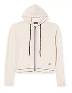 Bluzy damskie - A|C Sport Damski sweter z kapturem Performance bluza z kapturem, beżowy, mały - miniaturka - grafika 1
