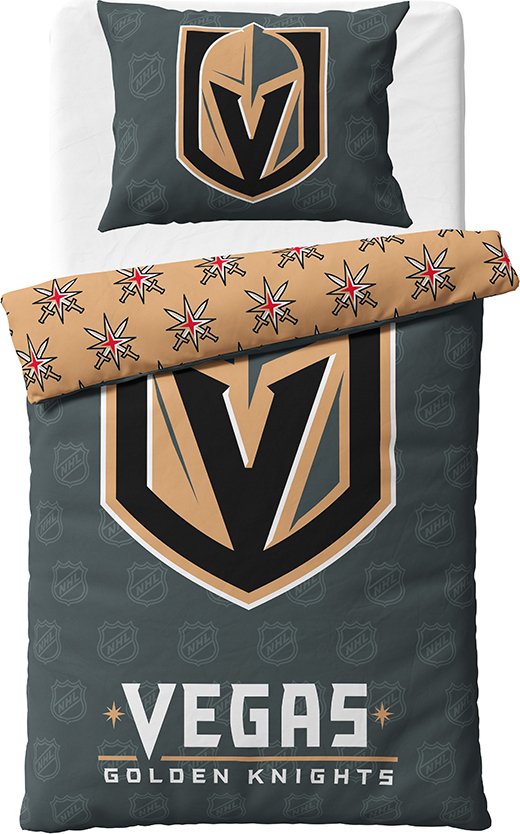 Pościel hokejowa NHL Vegas Golden Knights Rozmiar: 140x200 + 70x90 cm