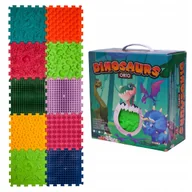 Maty edukacyjne - Mata ortopedyczna sensoryczna Dinozaury 10 puzzle - miniaturka - grafika 1