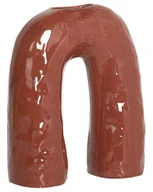 Wazony i flakony - Kamionka Wazon na kwiaty 29 cm Brązowy PERCH - miniaturka - grafika 1