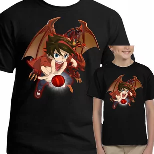 3033 KOSZULKA BAKUGAN DRAGO DAN KUSO 128 CZARNA - Moda i Uroda OUTLET - miniaturka - grafika 1