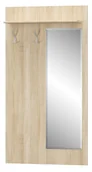 Wieszaki do szafy - Wieszak Z Lustrem Tips Dąb Sonoma - miniaturka - grafika 1