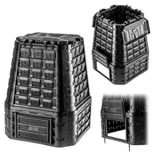 Kompostowniki - KADAX Kompostownik Ogrodowy Duży modułowy Całoroczny mrozoodporny Nawóz 750L - miniaturka - grafika 1