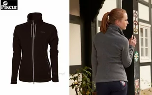 Pikeur Bluza polarowa FIADORA damska - dark brown - Bluzy sportowe damskie - miniaturka - grafika 1
