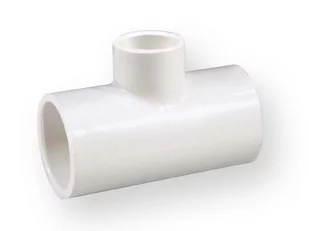 Trójnik redukcyjny KW/KW/KW PVC-U 3/4x1/2x3/4" - Akcesoria grzewcze - miniaturka - grafika 1