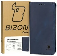 Etui i futerały do telefonów - Bizon Etui Case Pocket Pro do Apple iPhone 14 Pro, granatowe - miniaturka - grafika 1