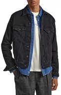Kurtki męskie - Pepe Jeans Kurtka męska Pinner, Czarny (Denim-XF8), XL - miniaturka - grafika 1