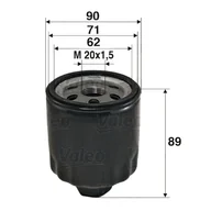 Filtry oleju - Filtr oleju VALEO 586004 W8155 586004 - miniaturka - grafika 1