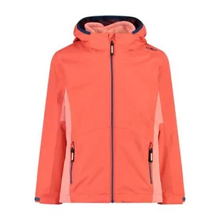 CMP - Kid G Jacket Fix Hood Detachble Inn.Jacket, Girl, Campari, 164 - Kurtki i płaszcze dla dziewczynek - miniaturka - grafika 1