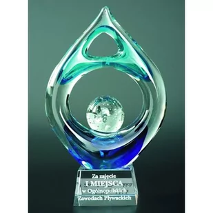 Trofeum szklane grawerowane z etui - Gadżety dla kibiców - miniaturka - grafika 1