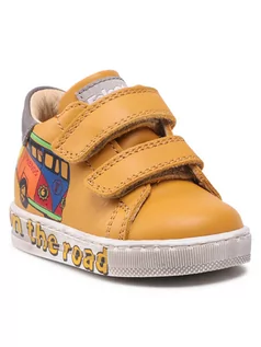 Buty dla dziewczynek - Naturino Sneakersy Falcotto By 0012016204.01.1G55 Żółty - grafika 1
