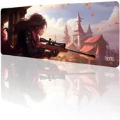 Podkładki pod mysz - PODKŁADKA POD MYSZ MYSZKĘ Chwila Skupienia 80x30 TILT Wytrzymała XL - miniaturka - grafika 1