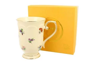 Duo Kubek Porcelanowy Exclusive Kwiaty Ogrodowe 430 Ml - Kubki - miniaturka - grafika 1