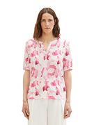 Koszulki i topy damskie - TOM TAILOR T-shirt damski, 31803 – wzór w różowych kształtach, S - miniaturka - grafika 1