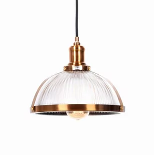 Lumina Deco Deco LAMPA WISZĄCA LOFT MOSIĘŻNA BRICO LDP 173-260 (MD) - Lampy sufitowe - miniaturka - grafika 1