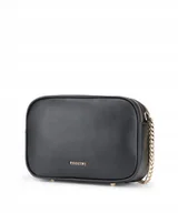 Torebki damskie - Torebka Damska Crossbody Prostokątna PUCCINI Z Łańcuszkiem Czarna BML058M-1 - miniaturka - grafika 1