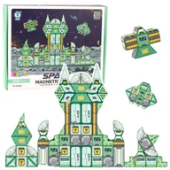 Klocki - Klocki magnetyczne kosmos 108el - klocki - miniaturka - grafika 1