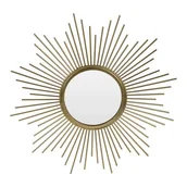 Lustra - Lustro słońce 32,5 x 32,5 x 5 cm złote - miniaturka - grafika 1